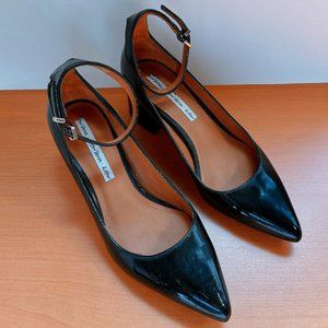 & Other Stories Black Patent Leather Mary Jane Shoes